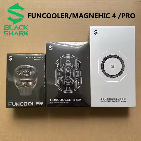 Original BlackShark FunCooler 4 Magnetic 4 Pro Cooler Back Clip Phone Gaming Air Radiator Cooling Fa