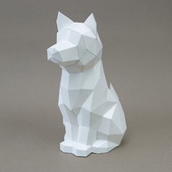 DIY手作3D紙模型 禮物 擺飾 狗狗系列-米克斯狗(4色可選)