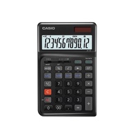 Casio Calculator เครื่องคิดเลข  คาสิโอ รุ่น  JE-12E-BK แบบถนอมสุขภาพ ข้อมือและนิ้ว  12 หลัก สีดำ