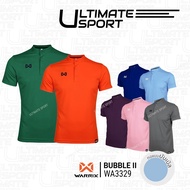 WARRIX เสื้อโปโลแขนสั้นคอจีน รุ่น Bubble ll WA-3329 สีฟ้า/เหลือง/ส้ม/เทา/ชมพู/น้ำเงิน/เขียว/ม่วง