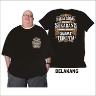 KATUN Akd Bb 150 Kg Beloved Husband T-shirt Jumbo Distro T-shirt for Women and Men Big Size 2XL,3XL,