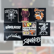 Indonesian Punk Band Stickers, 8 pcs