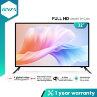 GINZA 32 inches smart tv android tv 43 40 inch smart tv  flat screen ultra-thin HD Smart televisions  Netflix/Youtube