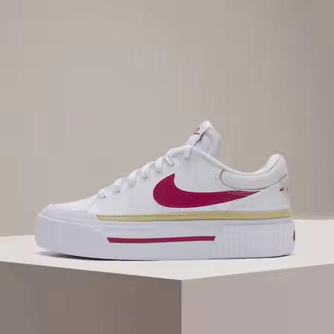 Nike Court Legacy Lift Elevated Sole Design: Slip-Resistant, Comfortable Cushioning, Durable Classic