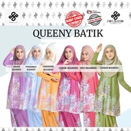 Ready Stock Baju Kurung Queeny SABELLA Moden Viral Sedondon Raya Batik