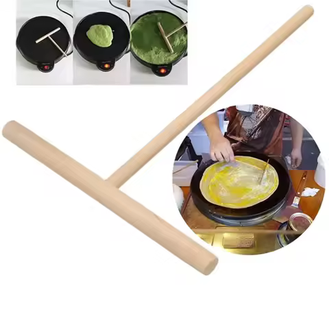 Pancake Batter Spreader Stick HILIFE Pancake Tool Home Kitchen Tools Chinese Specialty Crepe Maker W