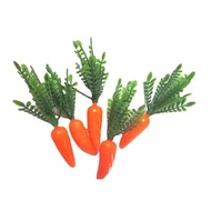 6.2CMHigh Simulation Red and White Radish Model Simulation Vegetable Plant Sand Tray Carrot Cake Baking Ornaments