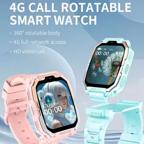 2026 New Kids 4G Sim Card Smart Watch Call SOS GPS Location Child Smart Watch Camera Waterproof For 