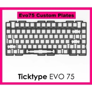 Evo75 Mechanical Keyboard Custom Plates