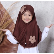 SCHOOL CHILDREN'S HIJABS FOR PAUD, ELEMENTARY SCHOOL, GIRLS' FLOWERS (6-9 YEARS) SCHOOL HIJABS, SCHO