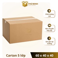 5-layer carton box 60x40x40, cheap packing carton box Phu Minh