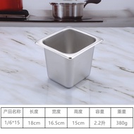 Stainless Steel Rectangular Tray Commercial Cafeteria Food Tray Fast Food Tray Self-Service Buffet T