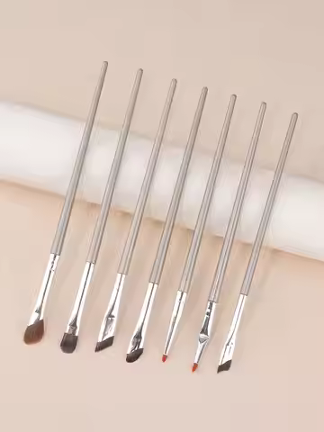 7-Piece Set Of Eye Shadow Makeup Set Brushes Create Perfect Eye Makeup, Precise Eye Shadow, Eyeliner