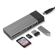 Kebememe 5 trong 1 USB C HUB M.2 NVMe NGFF SSD hộp vỏ ngăn SD đầu đọc thẻ TF loại C HUB Dock cho PC