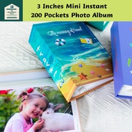 3 Inches 2R Size Mini Instant 200 Pockets Photo Album Picture Case Storage Fujifilm Instax Mini Phot