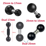 1 Piece 25mm to 15mm/17mm/25mm Composite Ball Adapter for Industry Standard Dual Ball Socket Mountin