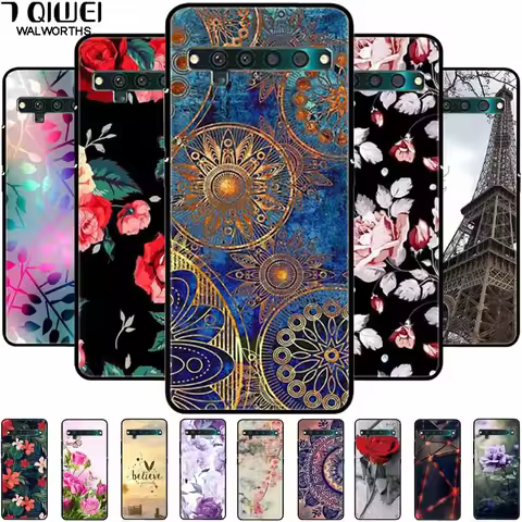 For TCL 10 Pro Case Protective Silicone Fashion TPU Bumper for TCL 10 Pro T799B T799H Soft Phone Cov