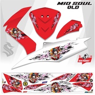 STICKER STICKER MIO SOUL OLD STICKER STRIPING MIO SOUL OLD VARIATION STICKER