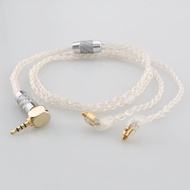 99% แกนเงินแท้8แกนสายหูฟังโทรศัพท์2.5มม. 4.4มม. 3.5มม. สำหรับ ER4XR ER4SR Etymotic ER3XR ER2SE ER2XR