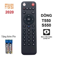 [Hàng chất lượng cao BH 1 năm] Remote điều khiển FPT PLAY BOX 2020 PLAYBOX DÒNG T550 S550 micro điều