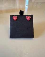 agnès b. guitar pick earrings 結他pick耳環