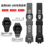 Compatible with Casio3506 GBD-200 GBD200Resin Silicone Watch Strap Accessories