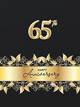 65th Wedding Anniversary Guest Book: Wish book to collect messages from guest, keepsake of ruby jubi