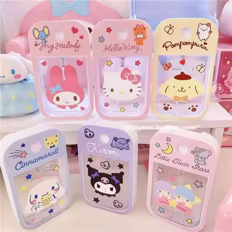 Sanrio Travel Perfume Bottle Refillable Melody Alcohol Bottle Kawaii Kuromi Cinnamoroll Gifts Boys G