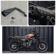 ท่อแต่ง Diabolus Retro Scrambler Slip on ตรงรุ่นสำหรับ Honda CL300 / 500