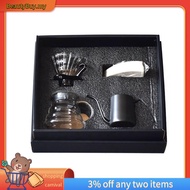 [In Stock]Hand Drip for V60 Coffee Maker Gift Box Set Camping Portable Brew Coffee Cloud Pot Mini Coffee Percolator