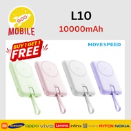 [B1F1] MOVESPEED L10 10000mAh 22.5W magnetic lightweight rotatable with Type C cable Power Bank