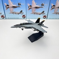 1: 100 F/A-18 F-18 Super Bumblebee Pirate Flag Fighter Airplane Military Model Decoration Toy