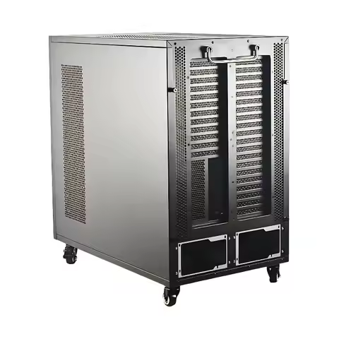 Double tower chassis 4 card 5090 workstation GPU 6 360 water-cooled deep learning computing servers