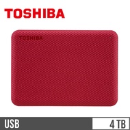 東芝TOSHIBA V10 2.5吋 4TB行動硬碟 紅 HDTCA40AR3CA