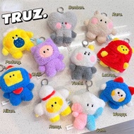 Kpop TREASURE TRUZ Plush Keychain Pendant Idol Figure Doll Key Bag Charm