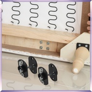 🏠 2 Sets Connect Sectional Couch Sofa Couch Sectional Connectors Black PE Iron Furniture Connecting
