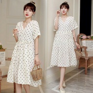 NEWPolka Dot Maternity Dress Pregnant Dress