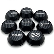 1PCS Aluminum Logo With Metal Ring 65mm Wheel Cap Rays Vossen OZ Racing Enkei SSR Sport Rim Caps