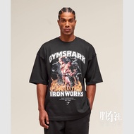 Soft Premium High Quality Loose Cotton Printed Men's Fitness Sports Round Neck Short Sleeved T-shirt