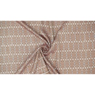 Silk Sarong 6-Shuttle Natural Color Size 1x2 Meters Lantern Pattern Light Brown-Orange Code L1-ME-66