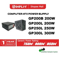 Inplay GP-Series Generic Power Supply GP200 / GP250 / GP300 PSU PC POWER