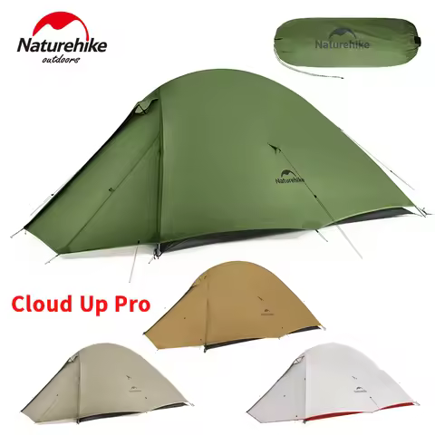 Naturehike Cloud Up Pro 1-2 Person Tent 20D Nylon Double Layer Waterproof Breathable Ultralight Quic