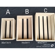 WOODEN BOX DELIVERY BOX FOR PARCEL FRUIT TRAY HAMPERS MULTIPURPOSE BOX