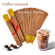 Coffee Scented Bamboo Incense Sticks, Innovative Fragrance Incense Rods, 25cm/9.84in, Suitable For A