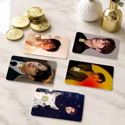 S-Star Lee Min-ho Credit Card HD Stickers Game Card Decal Small Chip Waterproof Sticker Gift