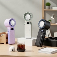 199-Speed USB Mini Fan F5PRO: 8000mAh Battery, 30-Hour Use, Quiet Yet Strong, Phone-Compatible Desig