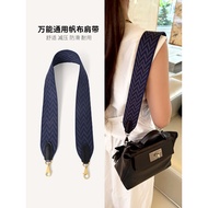 H Home Braided Shoulder Strap Dark Blue Suitable Hermes 2424 mini Wide Version Canvas Bag Strap Kell