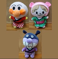 8” Anpanman 麵包超人角色 Baikinman 細菌人/ Anpanman 麵包超人/ Flower 奶油子妹妹 和服浴衣裝扮毛公仔 吸盤吊飾/掛飾 Keychain/ Pendant | 
