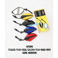 [ APIDO ] SIDE MIRROR Y125Z Y110 LC135 Y15ZR Y16ZR SRL110 SRL115 NVX EGO FZ150 RSX RS150 EX5 KRISS C