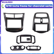MUJAJNDO for Chevrolet sonic sail spark trailblazer s10 9inch frame panel fascia for 9 inch head uni